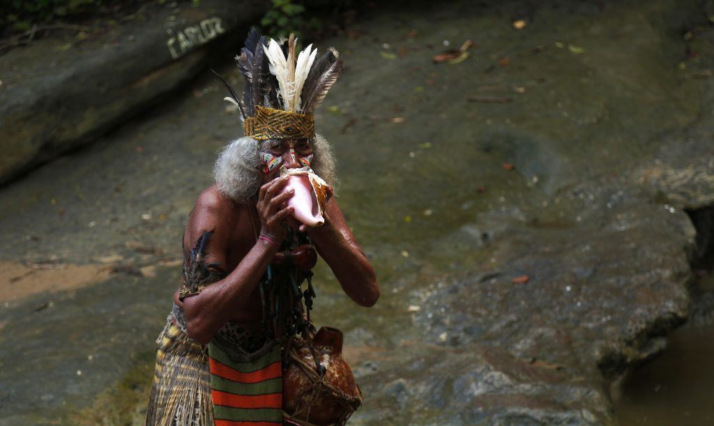 Ritual ancestral de la etnia Mokaná
